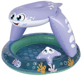 Playtive Detský nafukovací bazén so strieškou (fialová/modrá)  (100362620)
