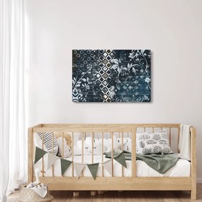 Obraz s kvetinovým dekorom (90x60 cm)
