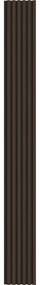 Mexen Lam-B, akustické stenové lamely 275 × 30 cm, HDF doska 4 mm, technická dyha, orech palisandrový, S100-275307-3015-021