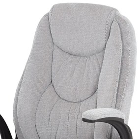 BONTEC Kancelárske kreslo, synchrónny mechanizmus, strieborná látka, KA-G303 SIL2 Farba: Strieborná