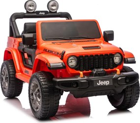 LEAN CARS Elektrické autíčko Jeep Rubicon 4x4 DK-JWR556 4x200W 24V oranžové