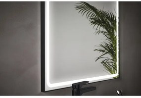 LED zrkadlo do kúpeľne Mia Black 120 x 80 cm IP44 čierne
