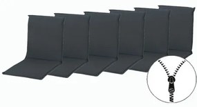 Doppler ELEGANT 2430 nízky - set 6 ks - podušky na stoličky a kreslá