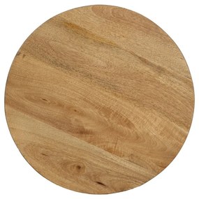 Okrúhly odkladací stolík z mangového dreva ø 40 cm Mao – Ixia