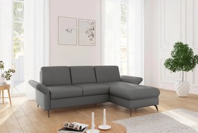 XXXLutz ROHOVÁ SEDAČKA, textil, tmavosivá Sit & More - Sedačky - 00014401614D