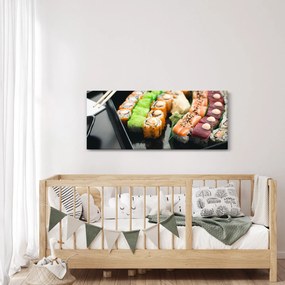 Obraz - Sushi (120x50 cm)
