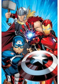 Jerry Fabrics Detská deka Avengers Heroes 02, 100 x 150 cm