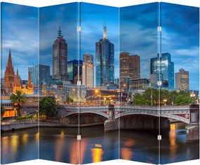 Paraván - Mesto Melbourne (210x170 cm)