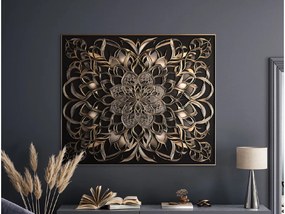 drevko |  Nástenná mandala Hrejivý ornament  45 x 53 cm