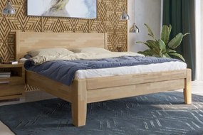 ProSpánek Celomasívna posteľ z prírodného buku Celin K1, prevedenie BK1, 180x200 cm