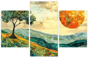 Obraz - Ilustrácia krajiny (90x60 cm)