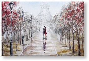 Maľovaný obraz na stenu PARÍŽ 90x60 cm | rôzne rozmery