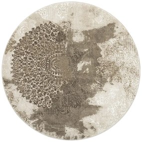 Koberec GALYA GAK11A hnedý / béžový kruh