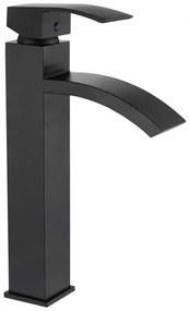 Mexen Libra, vysoká umývadlová batéria, čierna matná, 745110-70