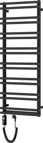 Mexen Saturn, elektrické vykurovacie teleso 1200 x 500 mm, 600 W, čierna, W108-1200-500-2600-70