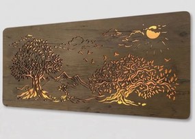 Svietiaci obraz strom Tri duby