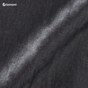 Tmavosivá zamatová rozkladacia/s úložným priestorom rohová pohovka (ľavý roh/do L) Laurence – ELTAP