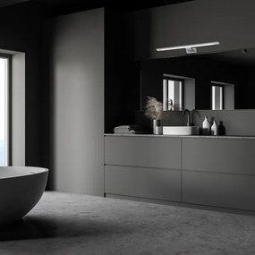 LED kúpeľňové zrkadlové osvetlenie SHINE LED/12W/230V 60 cm IP44 lesklý chróm