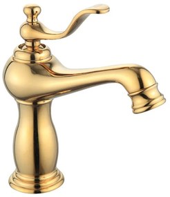 Mexen Vela umývadlová batéria, zlatá, 744500-50