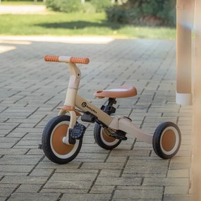 PETITE&amp;MARS - Detská trojkolka 5v1 TURBO Desert Sand