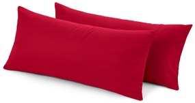 Obliečky na vankúše z mikrovlákna a flanelu, 2 ks