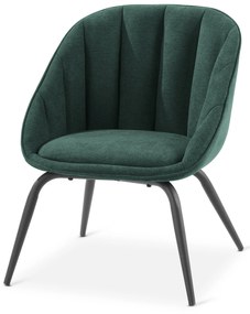 Čalúnená stolička, sivo-zelená