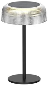 Zuma Line DT33111-LED Stm. solárna nab. lampa BLUET LED/2,5W/2000 mAh IP44 čierna