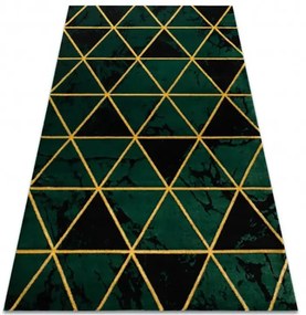 Zelený koberec EMERALD exkluzívny/glamour Veľkosť: 120x170cm