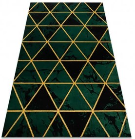 Zelený koberec EMERALD exkluzívny/glamour Veľkosť: 140x190cm