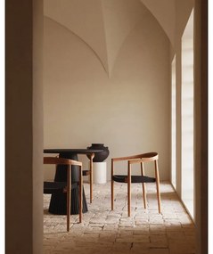 Jedálenská stolička v prírodnej farbe v súprave 4 ks Ydalia – Kave Home