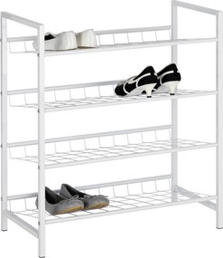 XXXLutz REGÁL NA TOPÁNKY, biela, 63/70/30 cm Carryhome - Skrine, regály & police na topánky - 000640014601