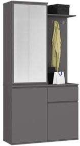 Predsieňová zostava ENTRO grafitová