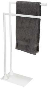 Biely oceľový stojan na uteráky Hella – Wenko