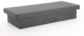 DREVONA Váľanda šedá molitanová JANA, Vento X81, Grey, 195x80