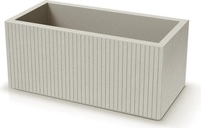 Plastový květináč COROS CASES 80 cm pískový