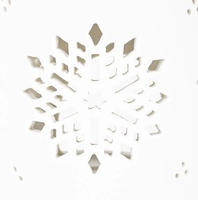 Porcelánová arómalampa Snow flower biela, 8,5 x 12 cm