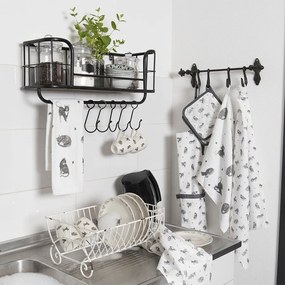 Béžová porcelánová miska Cat and Kittens – Ø14*7 cm / 500 ml