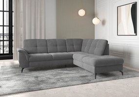 XXXLutz ROHOVÁ SEDAČKA, textil, sivá Sit & More - Sedačky - 000144013383