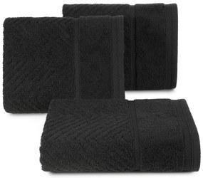 BAVLNENÝ UTERÁK KALIA6 50X90 CM ČIERNA