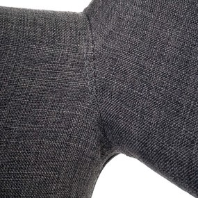 Jedálenská retro stolička Altena2 látka - Sivá