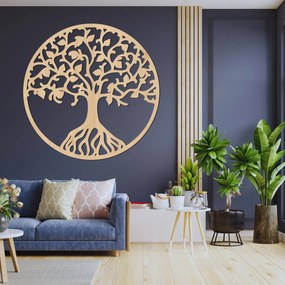 Elegantná drevená dekorácia na stenu strom života - ETERNA: HDF - Javor 20 cm 4450-90966 HDF0153