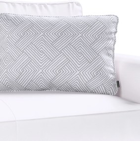 Gabika so šnúrkou, obliečka 60x40cm farba produktu strieborná látka zapletaná, vzorované