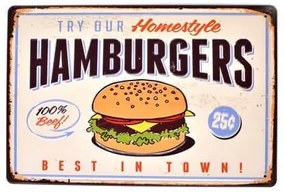 Ceduľa 3D - Hamburgers