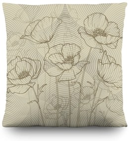 Vankúšik Maky béžová, 45 x 45 cm