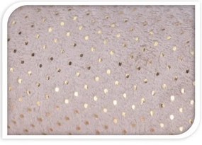 Vianočná deka Home &amp; Styling v hnedej farbe 150x125 cm