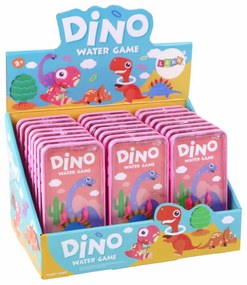 Lean Toys Vodná hra telefón Dinosaurus - Ružový