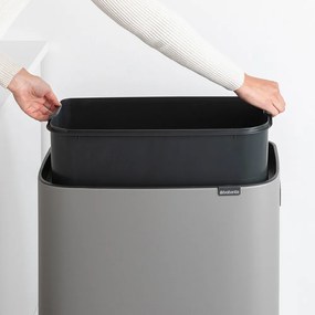 Brabantia BO Touch Bin 60L HI minerálne sivá