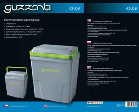 Termoelektrický chladiaci box s funkciou ohrevu Guzzanti GZ 22B