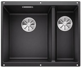 Blanco Subline 340/160-U, silgranitový drez pod pracovnú dosku 555x460x190 mm, drez vľavo, 1,5-komorový, antracitová, BLA-523548