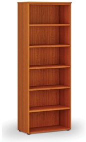 Kancelársky regál PRIMO WOOD, 800 x 420 x 2128 mm, čerešňa